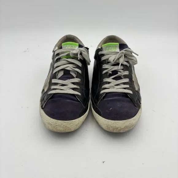 Golden Goose GDBB Super Star Sneakers Leather Suede Mens Shoes 41 US 8